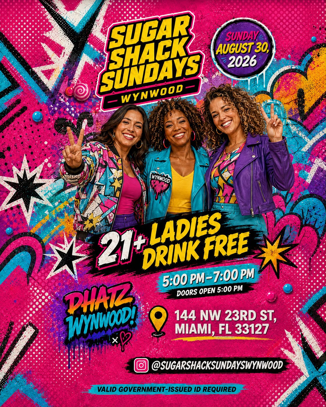 SUGAR SHACK SUNDAYS event flyer
